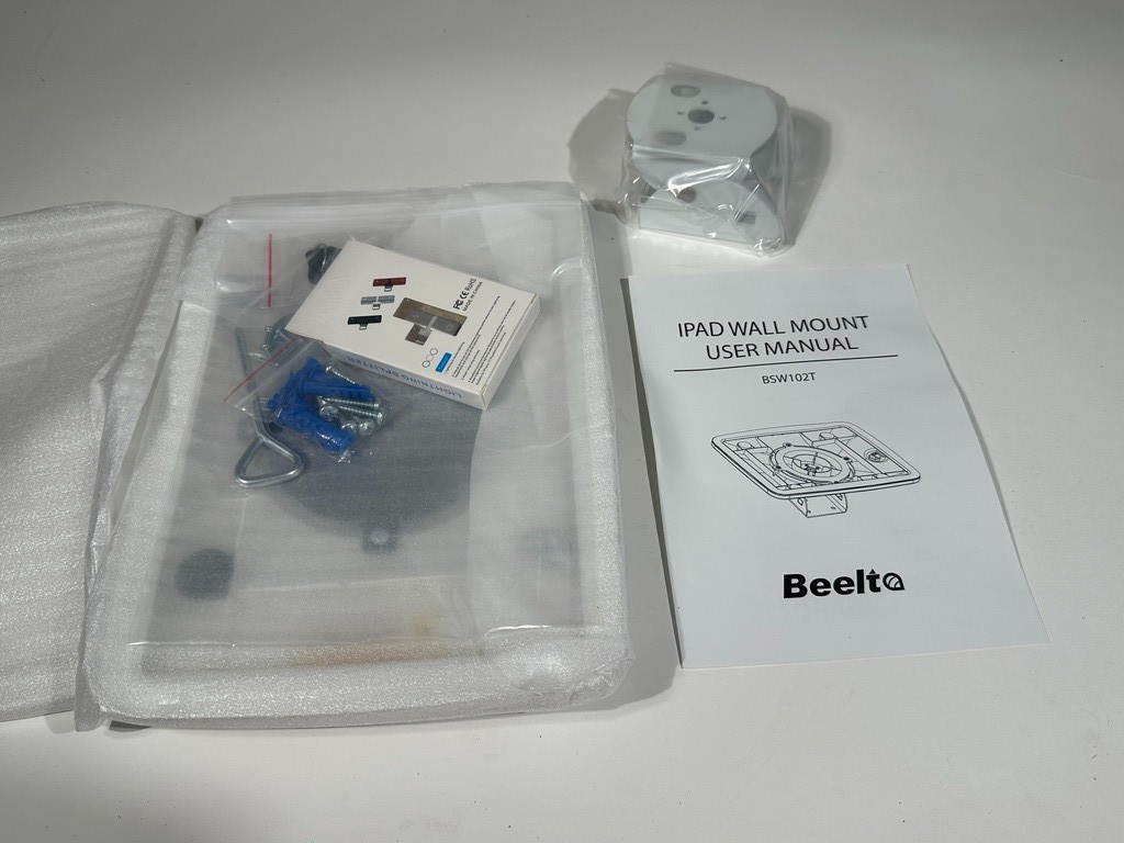 Beelta iPad Wall Mount BSW102T silver for iPad 10.2" w/ Hardware Open Box
