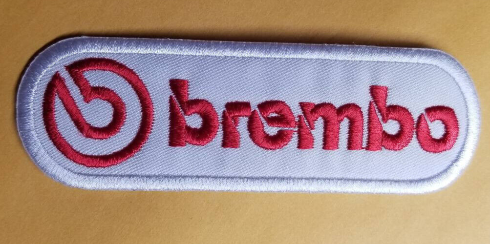 Brembo Brakes Embroidered Patch approx. 1.5x4.25"