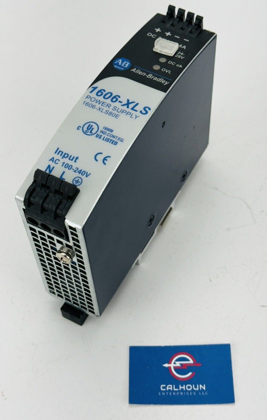 Allen-Bradley 1606-XLS80 Power Supply Ser A Input AC 100-240V *WARRANTY*