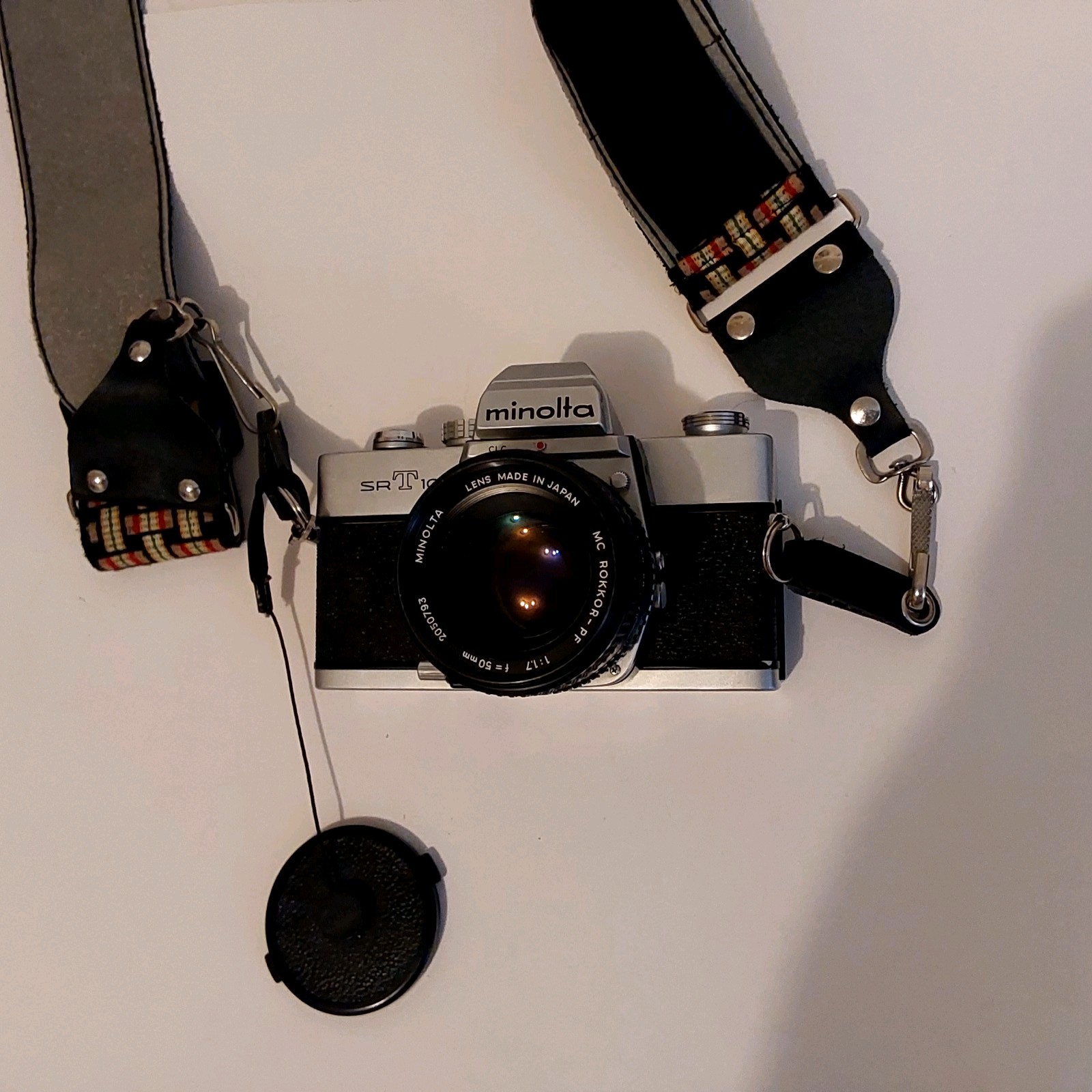 Minolta SR-T 102 Manual Flash Extra Lens. Untested. Sell As Ìs. See Description
