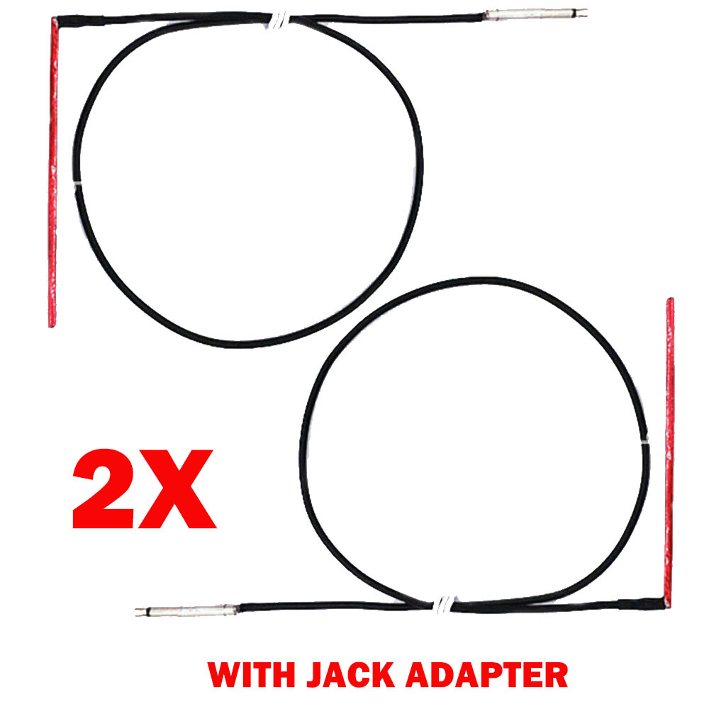2PC Under-saddle Passive For Piezo Film Pickup For Acoustic With Jack HOT