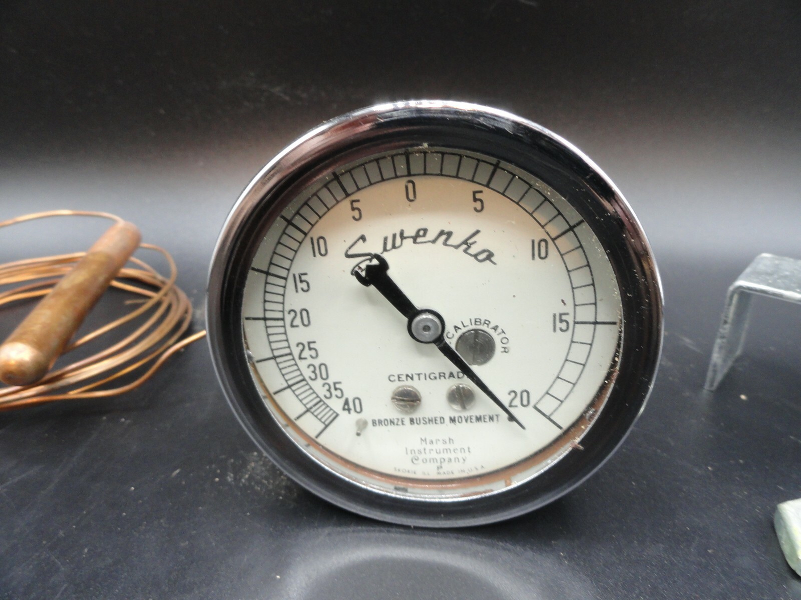 COMMERCIAL GRADE FREEZER CENTIGRADE TEMPERATURE GAGE