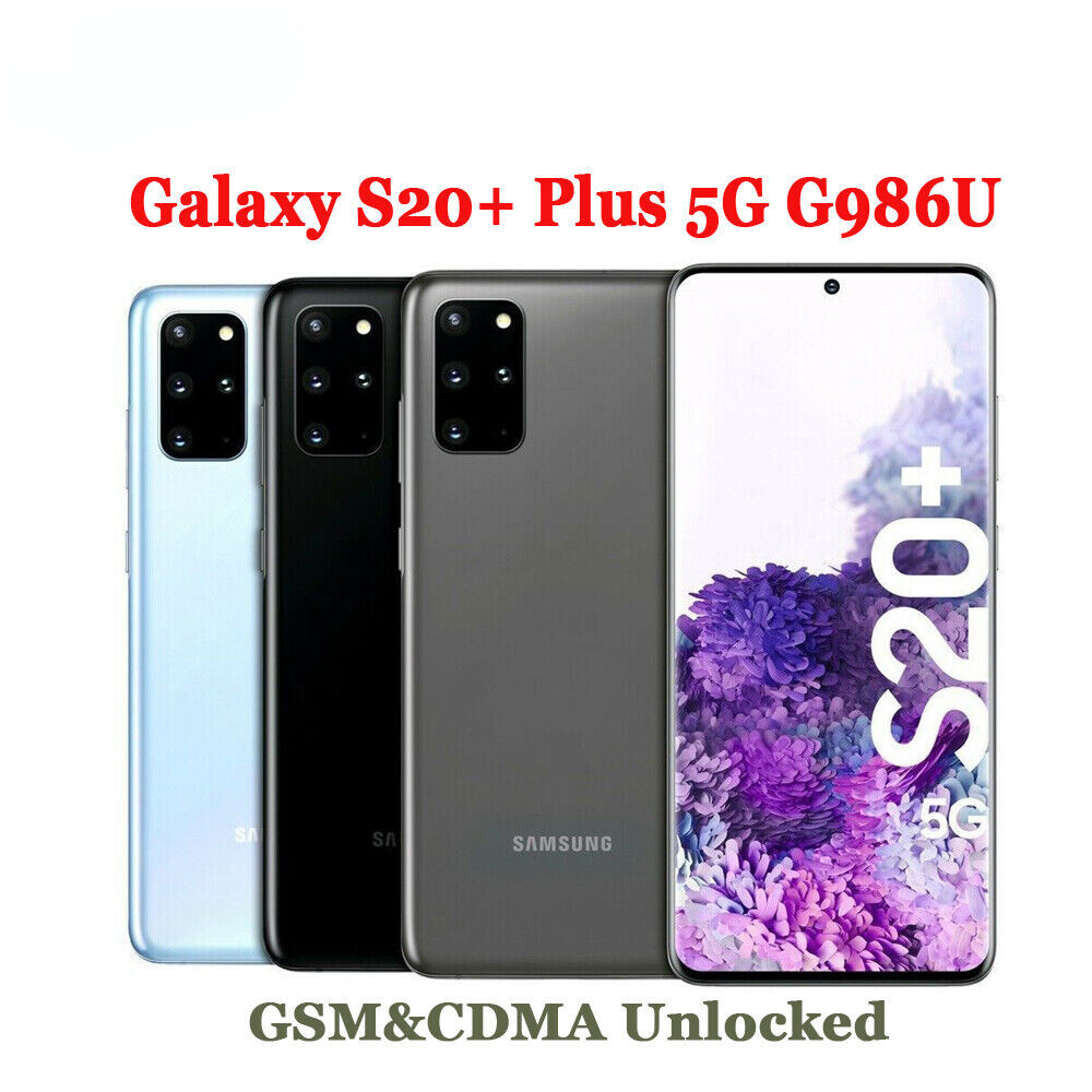 OPEN BOX Samsung Galaxy S20+ Plus 5G 512GB G986U Factory UNLOCKED Smartphone