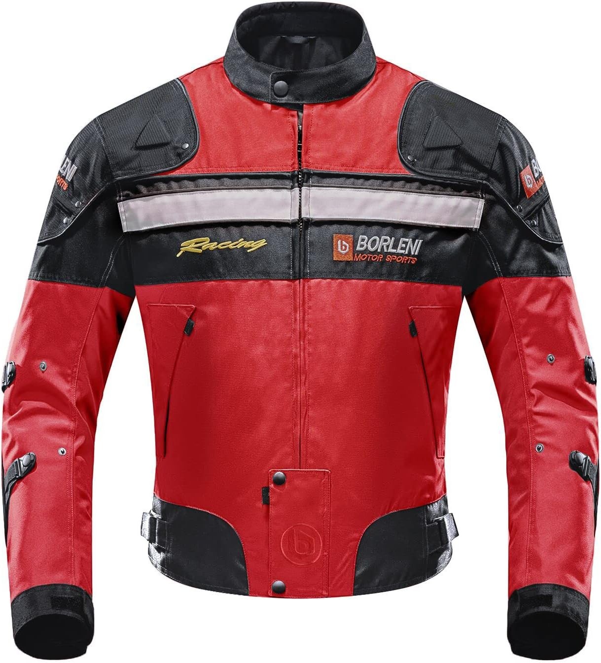 BORLENI XL Motorcycle Riding Jacket Windproof Full-Body Protective Armor Gear