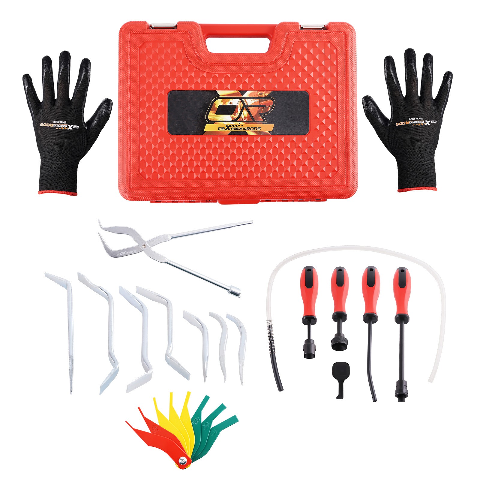 15pcs Drum Brake Tool Kit Drum Brake Adjustment Tool Brake Spring Compressors