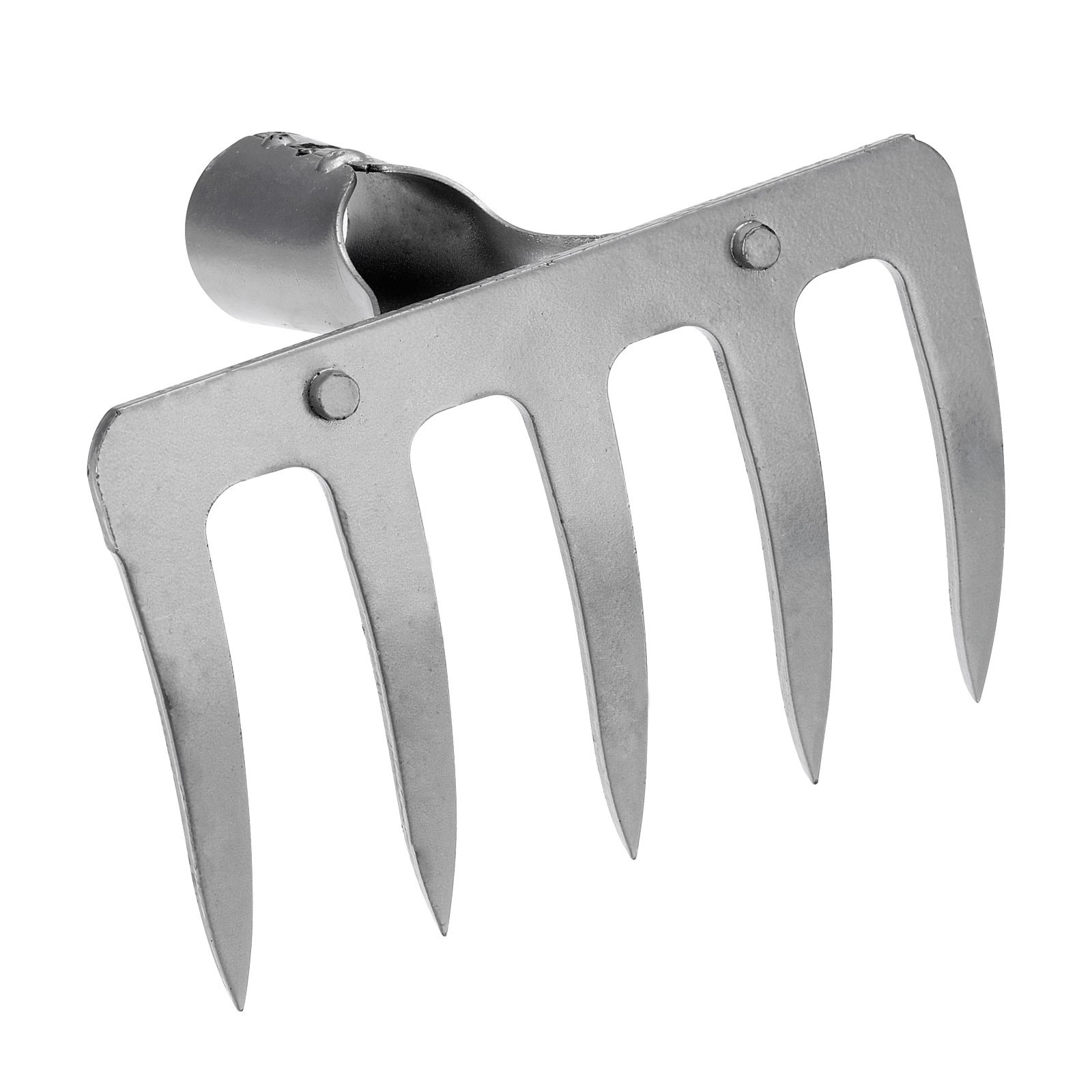 5 Teeth Garden Rake Head Galvanized Manganese Steel without Handle