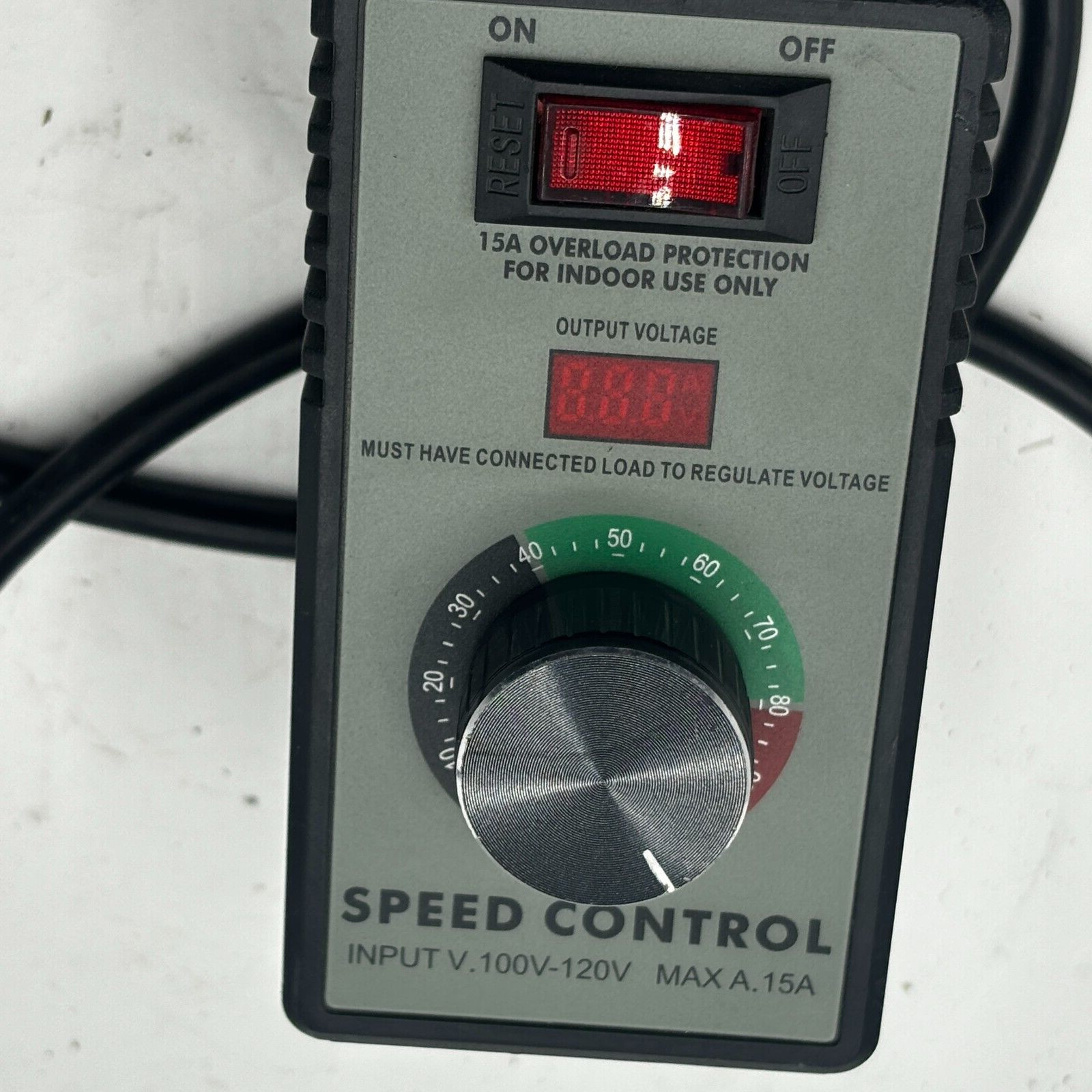 AC Motor Speed Controller AC 100V-120V & 15A Max ⭐