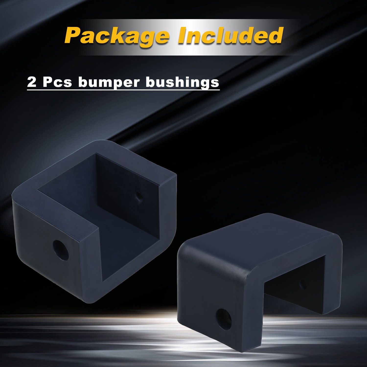2x Blue Polyurethane Bumper Hood Rest Bushings for Pe-2000 Peterbilt 379