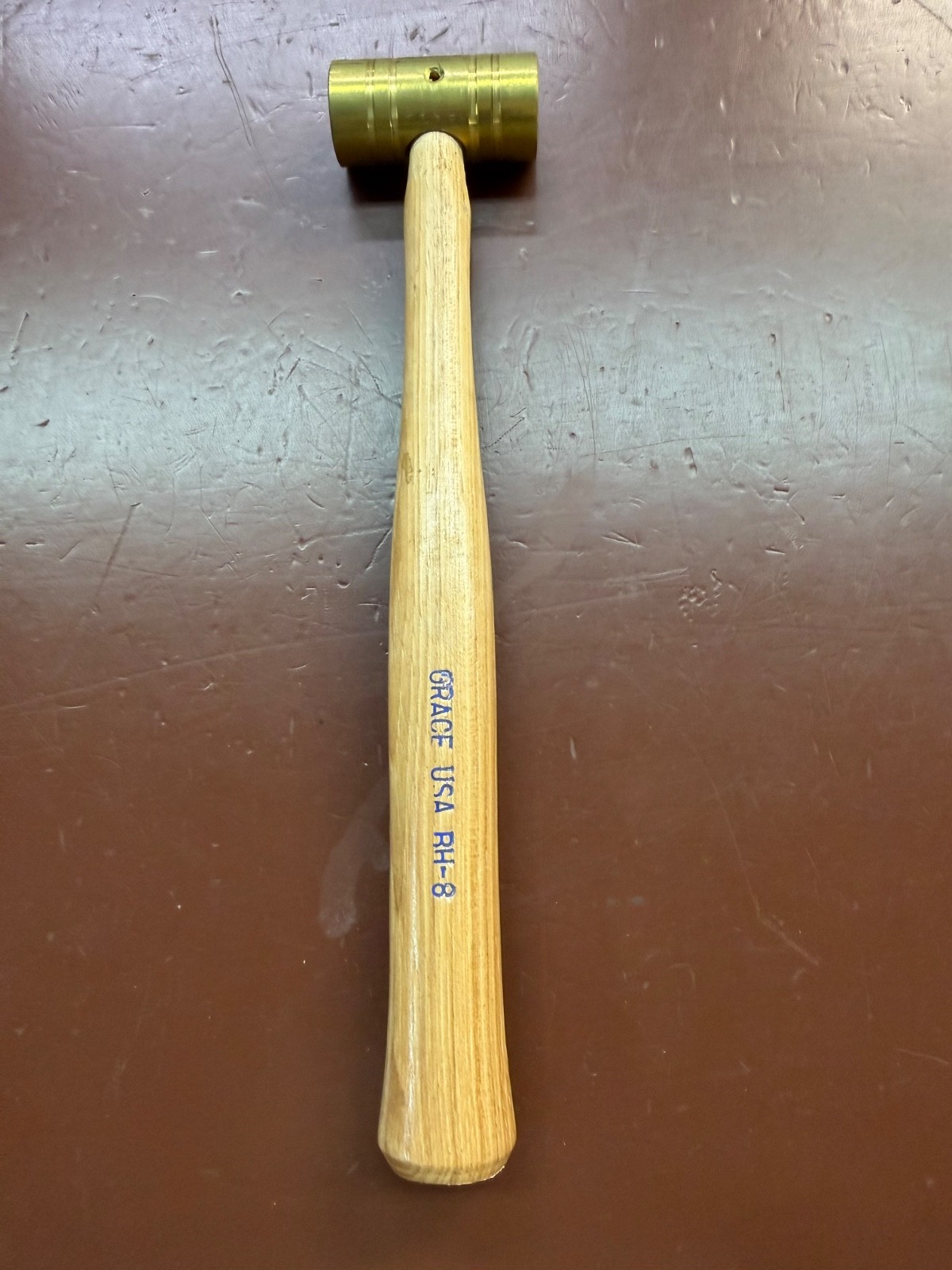 Brass hammer by Grace 8oz new