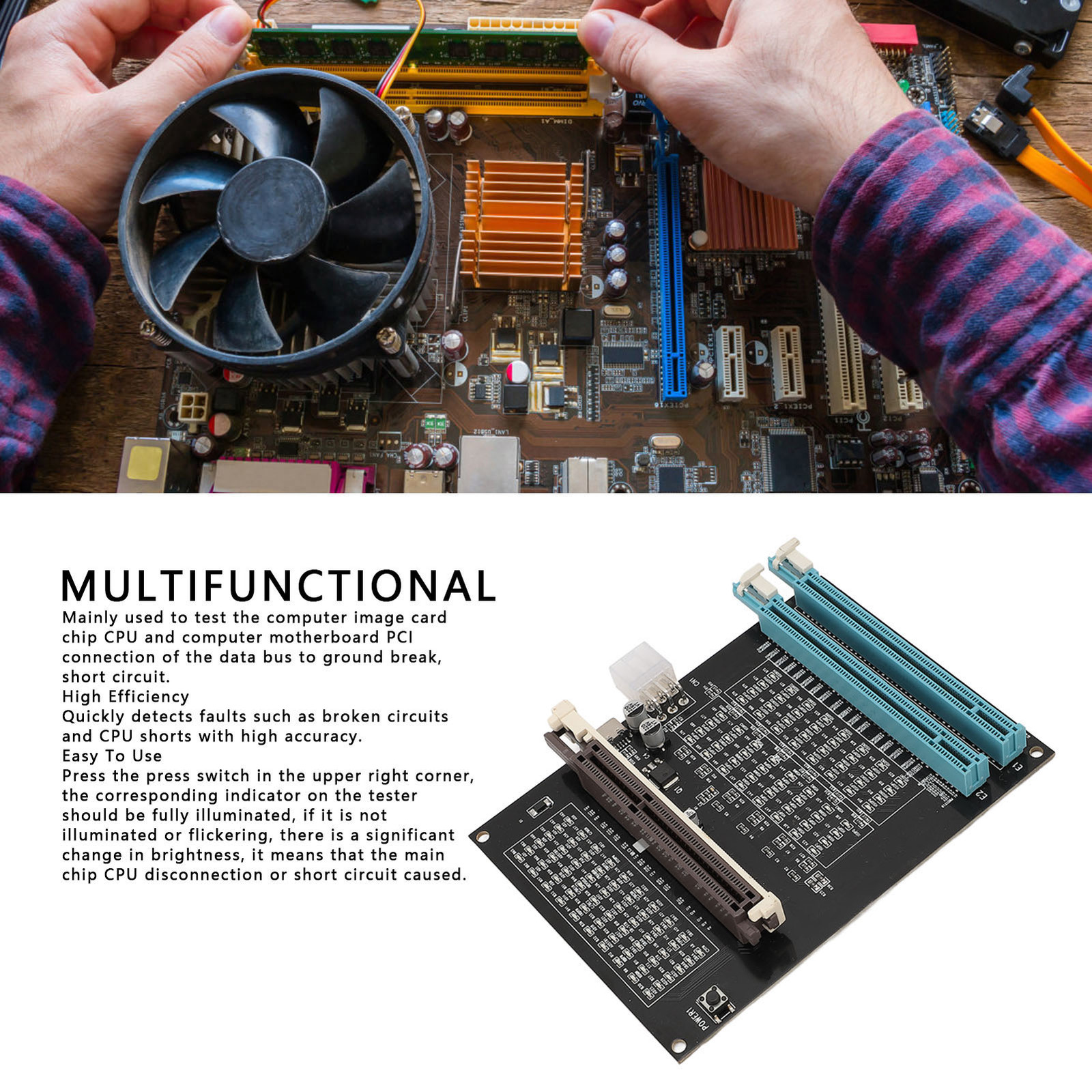 Display Video Graphics Card Tester High Efficiency High Acccuracy Computer