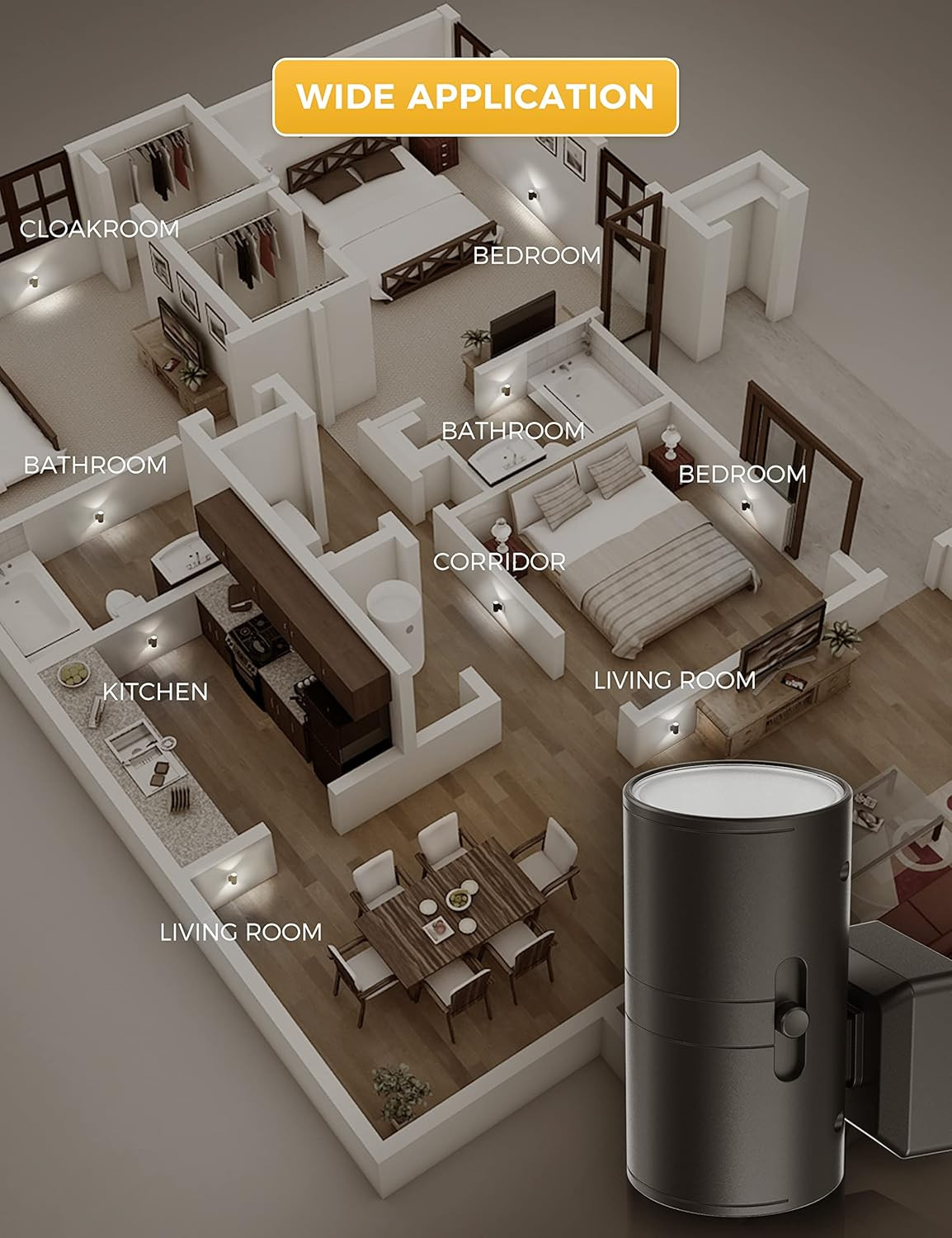 Night Light, Bright Night Light, Night Lights Plug into Wall, 5000K Daylight ...