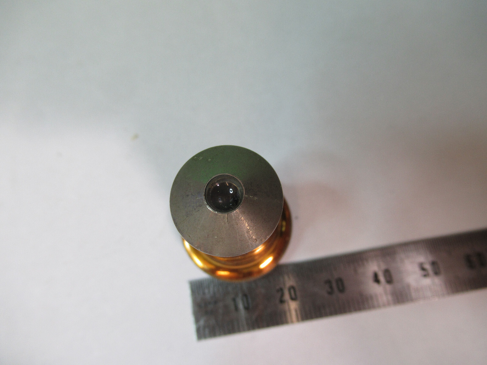 ANTIQUE BRASS SPENCER 10X LENS OBJECTIVE MICROSCOPE PART AS PICTURED &R2-A-20