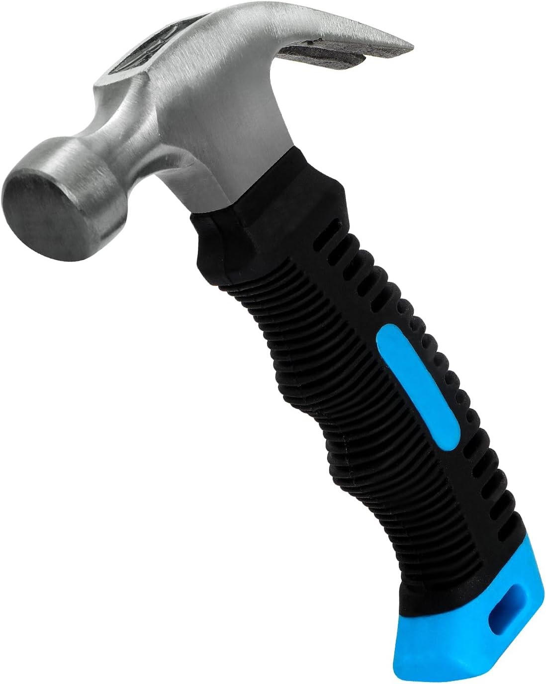 8oz Claw Hammer Small Stubby Camping Hammer with Anti-Slip Handle for DIY Craft