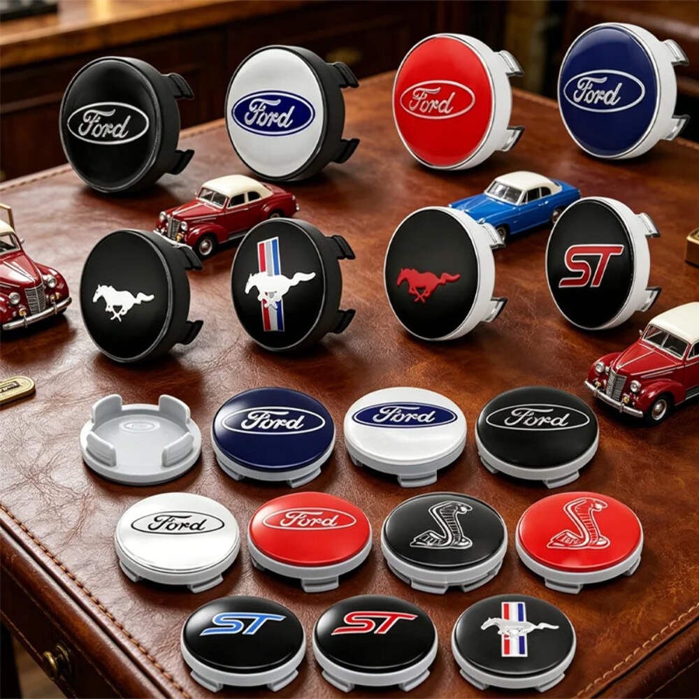 4pcs 56mm 60mm 54mm For Ford Ranger Focus Kuga Mustang Mondeo Fusion Esco Logo C