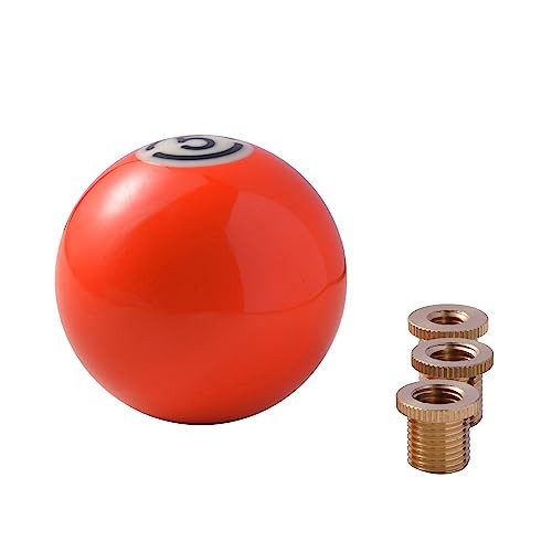 Pool Ball Shift Knobs Gear Stick Shifter Round Billiard Ball Shifting Orange 5