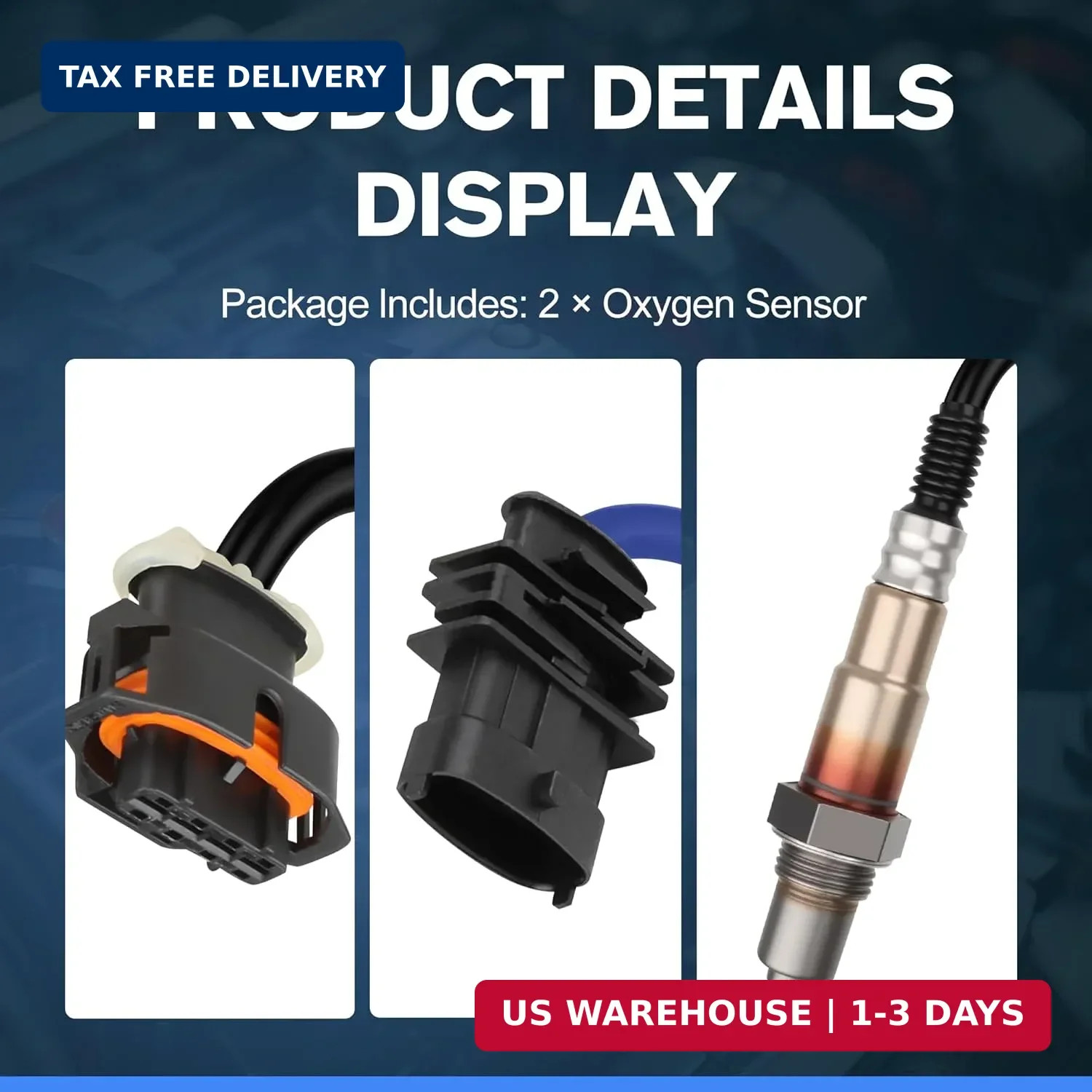2pcs Oxygen Sensor Upstream Downstream Compatible with Chevy Cruze 2011-2016 Che