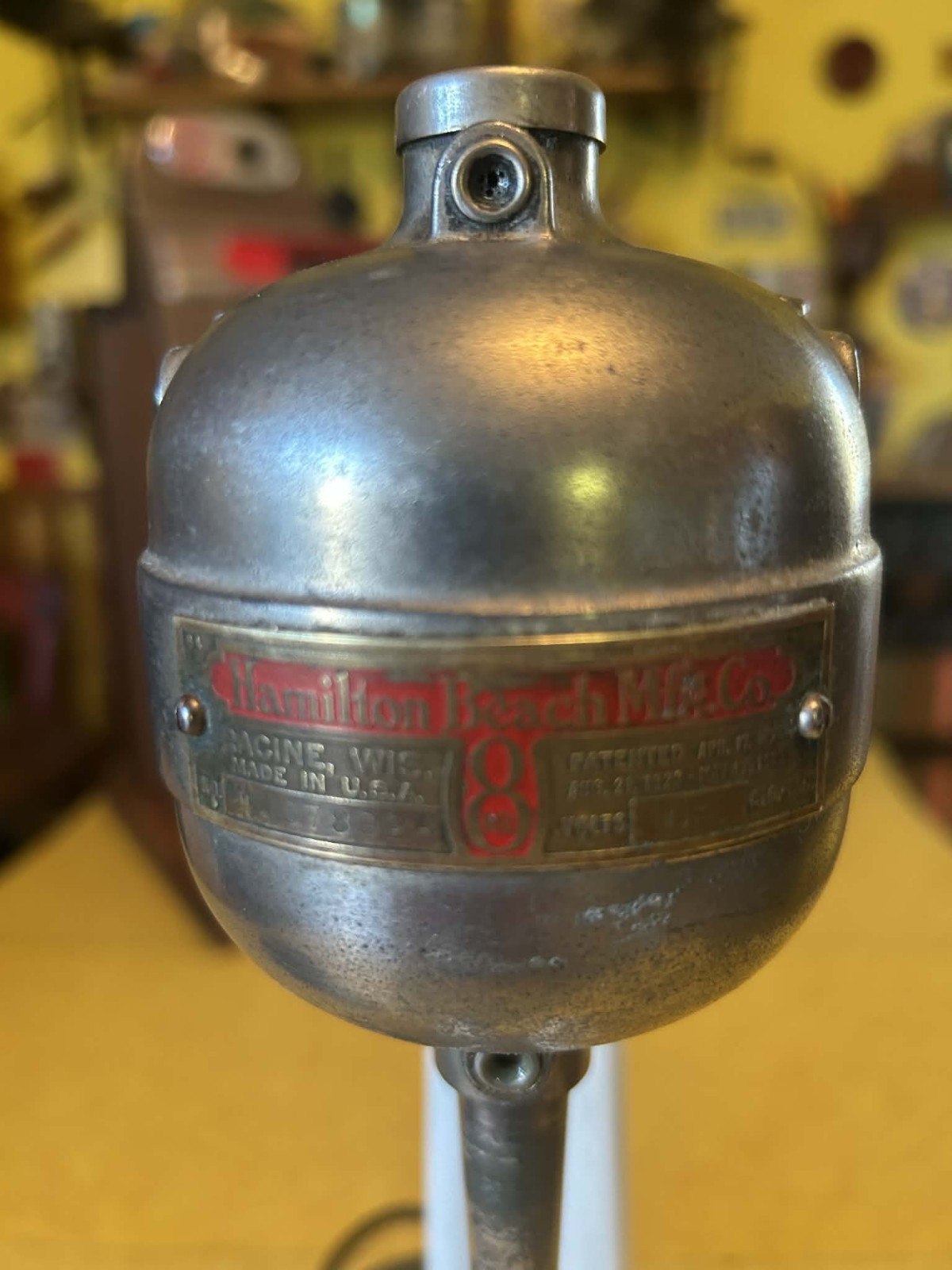 Vintage Hamilton Beach Milkshake Malt Mixer No. 8 With Original Cup