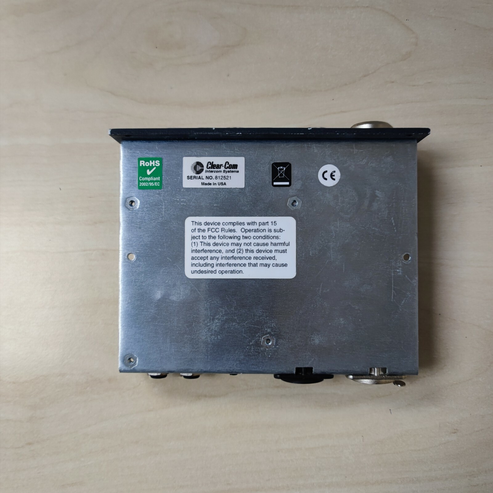 Clear-Com MA-704 Program Interrupt and IFB Leader Control and Access Station