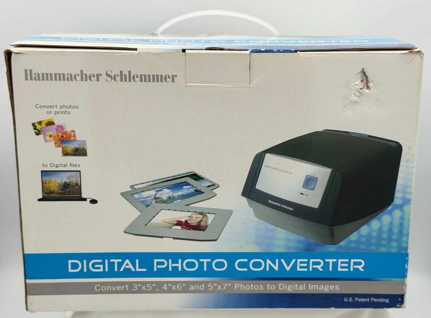 Hammacher Schlemmer Digital Photo Converter - Photos to Digital Images - NEW