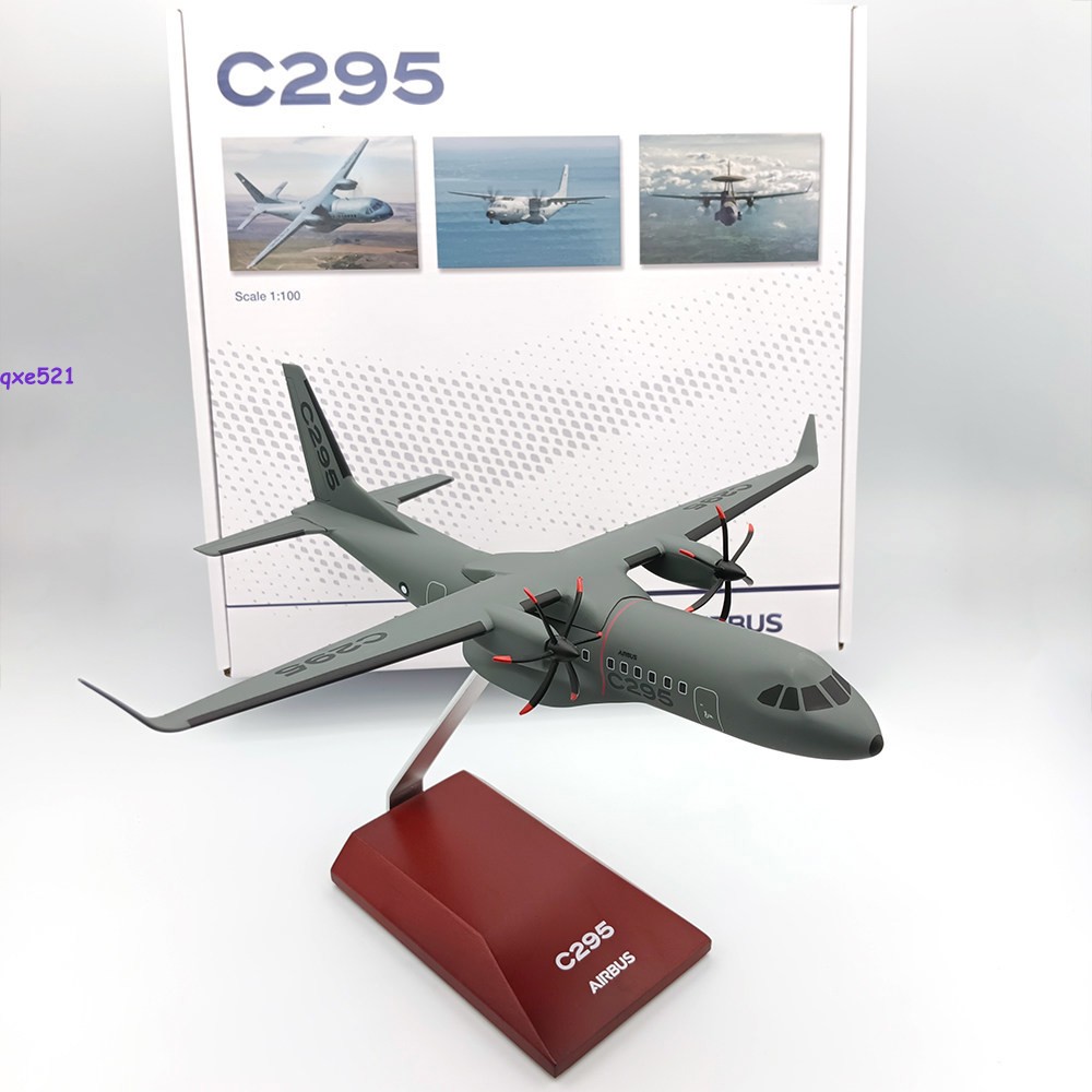 1:100 Airbus C-295 Tactical Transport Aircraft Static Model With Stand Figure