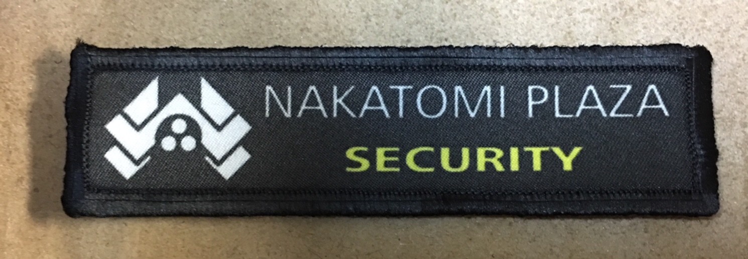 1x4 Die Hard Movie Nakatomi Plaza Morale Patch Tactical Military Army Flag SA