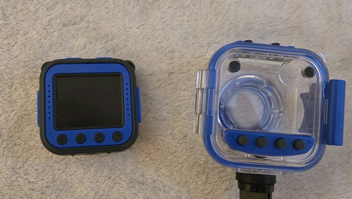 Prograce Kids Action Camera w/Case USED WORKS