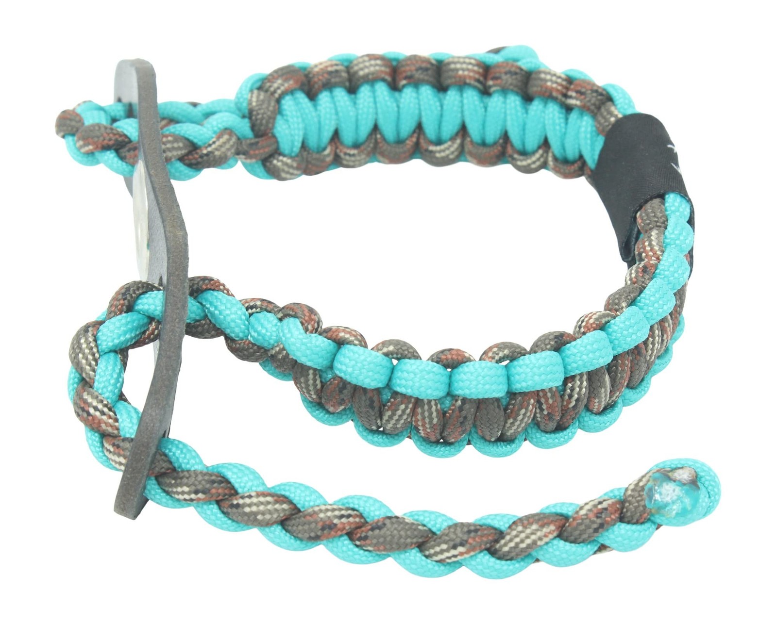 Realtree® Paracord Archery Bow Wrist Sling - 100% Full Grain Leather 550 Pa