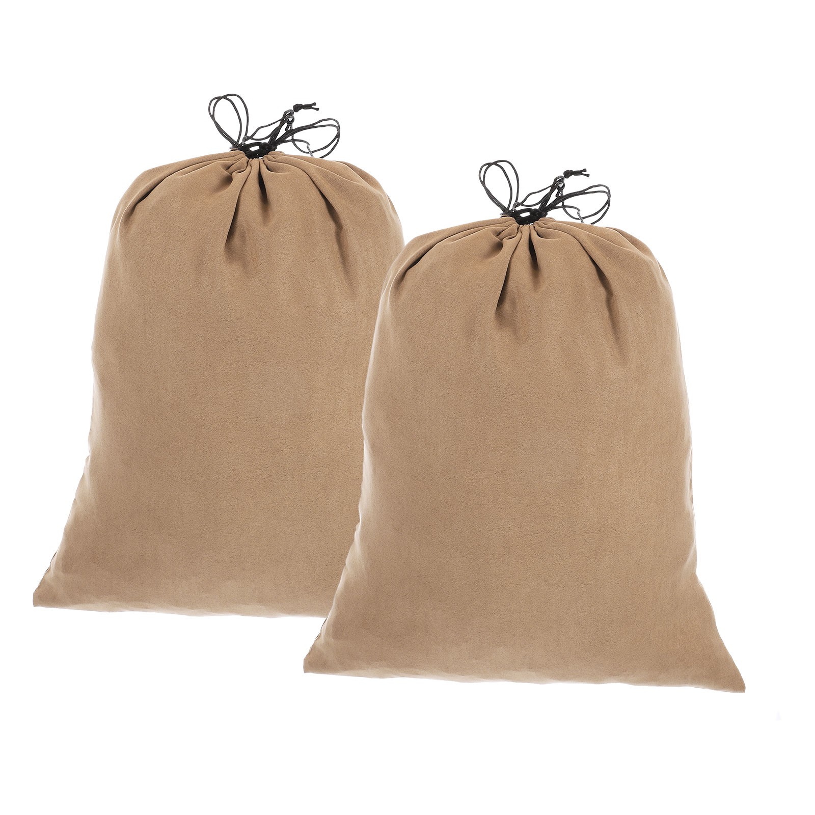2Pack Dust Bags for Handbags, 15.8x19.7" Cotton Dust Cover Storage Bags, Khaki
