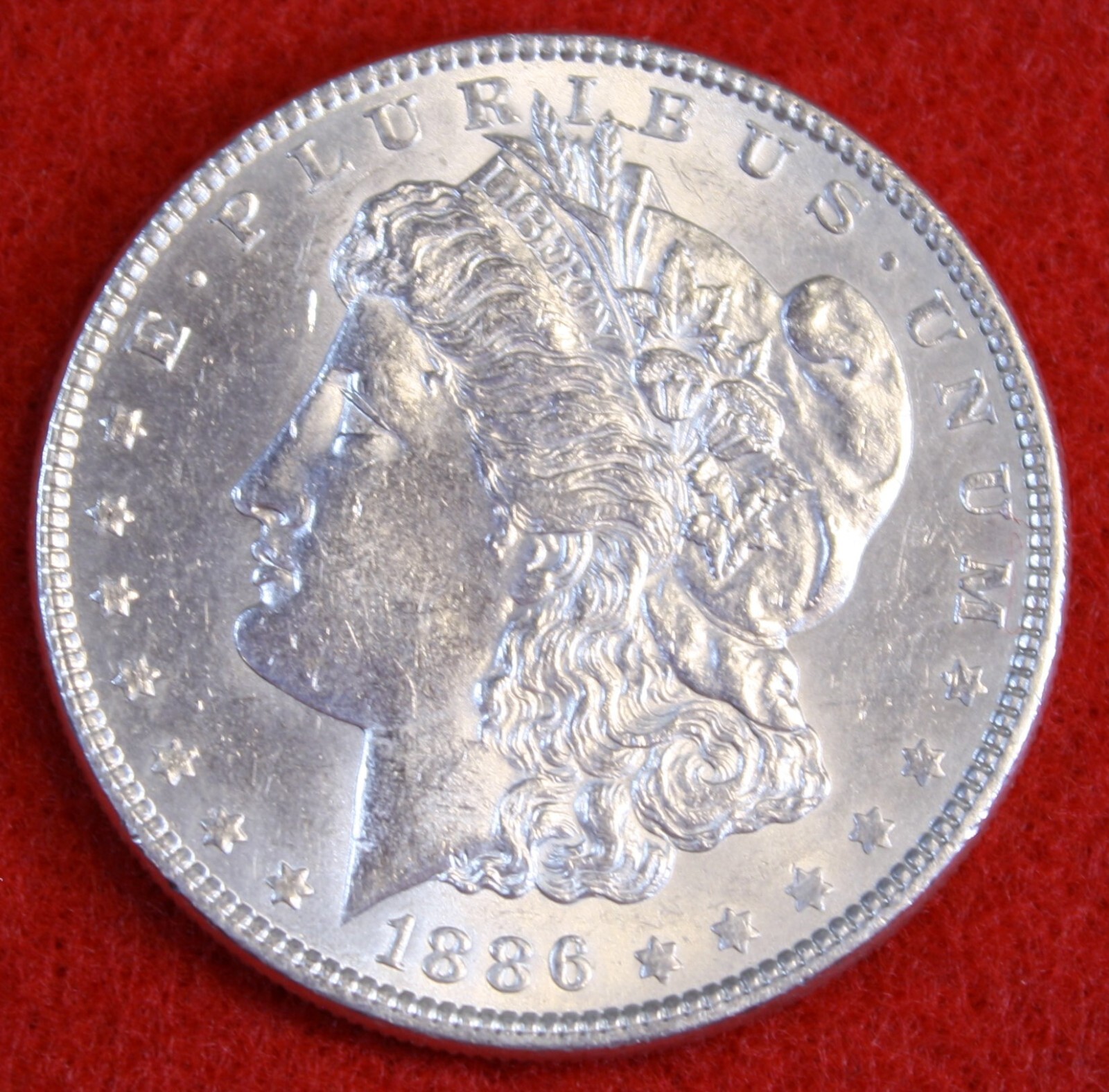 1886-P Morgan Liberty Dollar 90% Silver Uncirculated Coin MG556