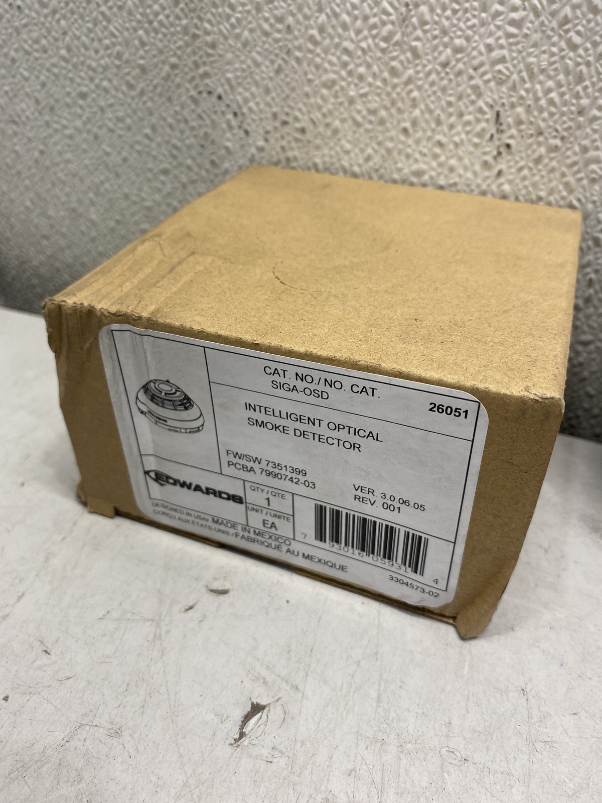 Edwards SIGA-OSD Smoke Detector