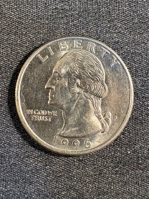 1996 P Washington Quarter AU