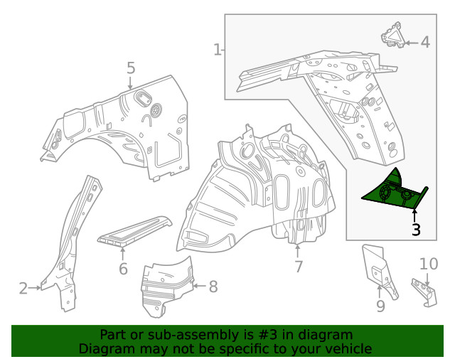 Genuine GM Upper Extension 42877920