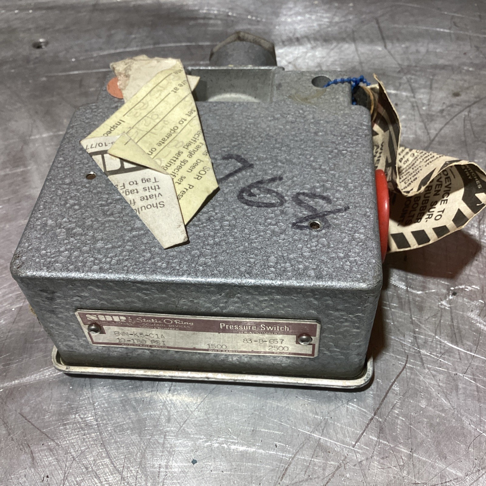 Sor 6NN-K5-C1A Pressure Switch 10-180psi