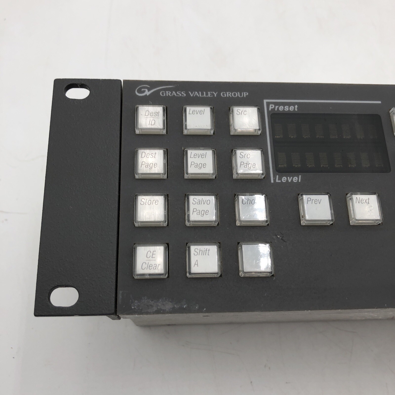 USED Grass Valley Encore/Prelude PMB Control Panel POWER TESTED READ D