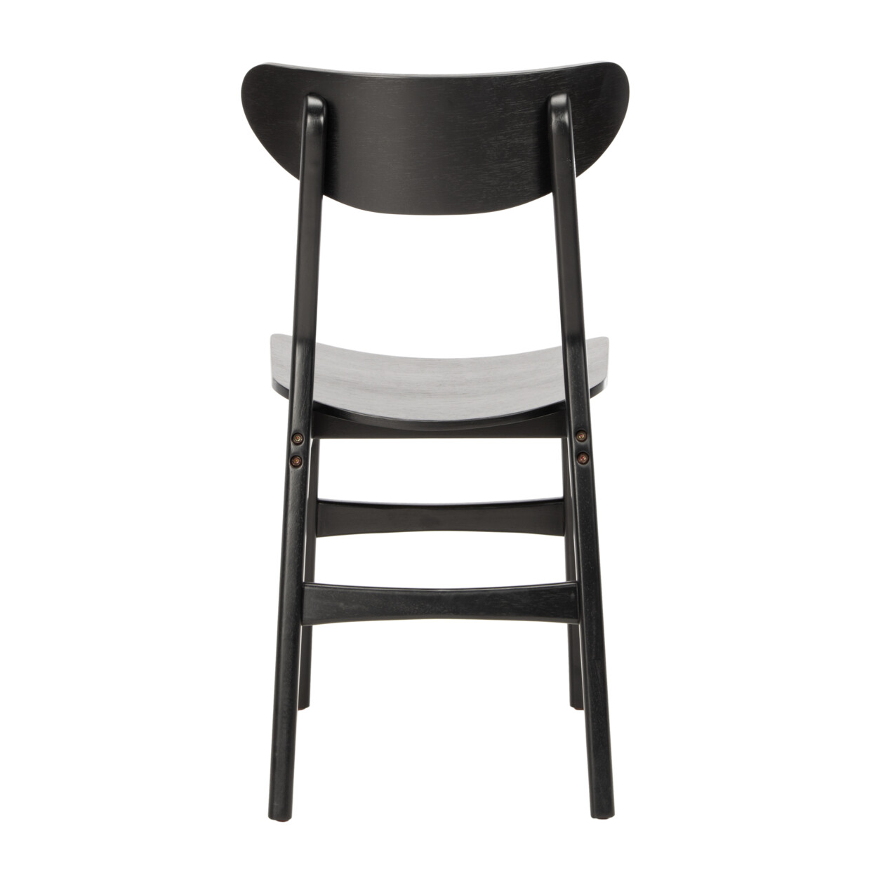 SAFAVIEH Lucca Retro Dining Chair Set of 2 | Black |