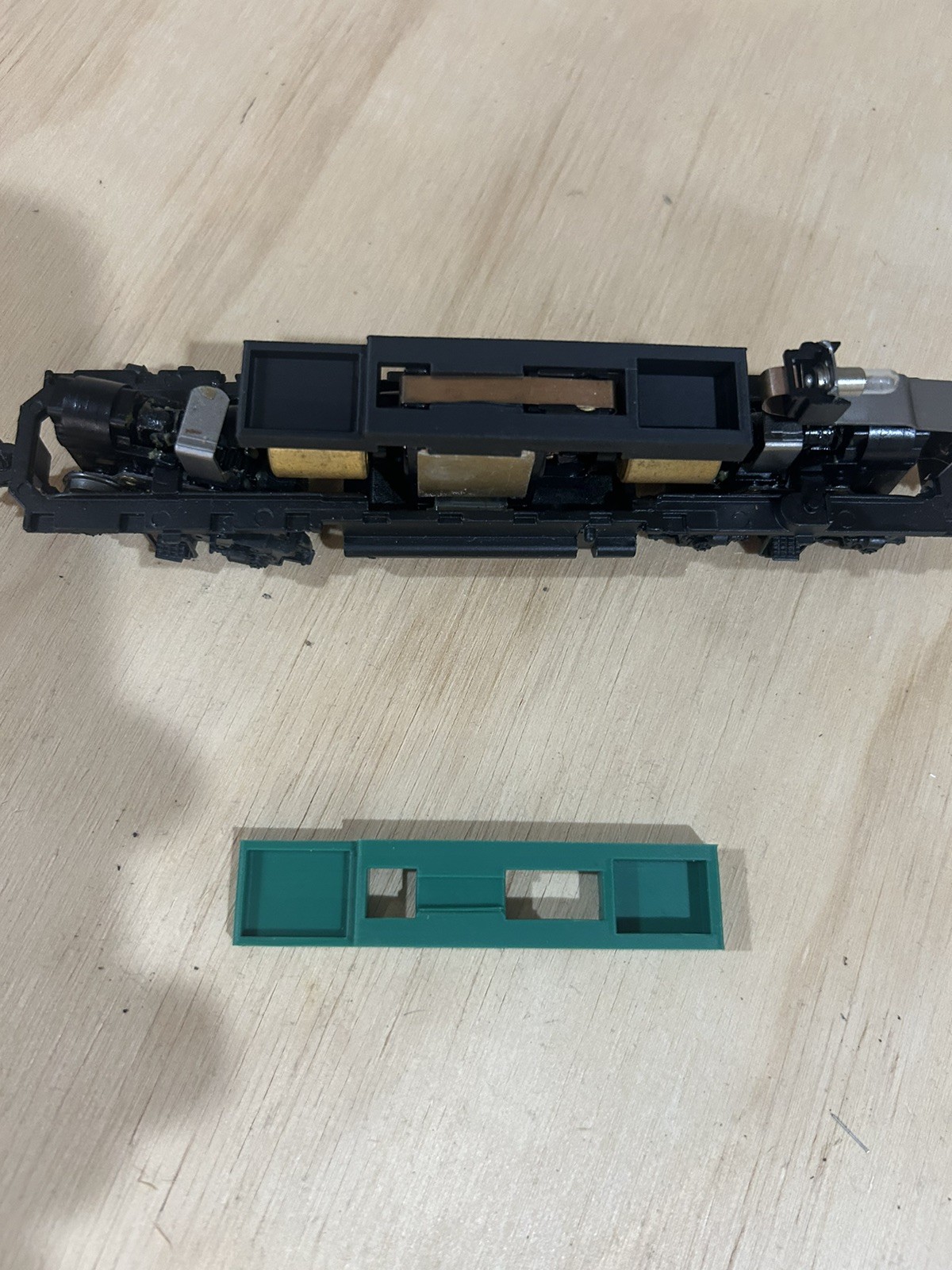 HO Scale Decoder Holder for Athearn Locomotives