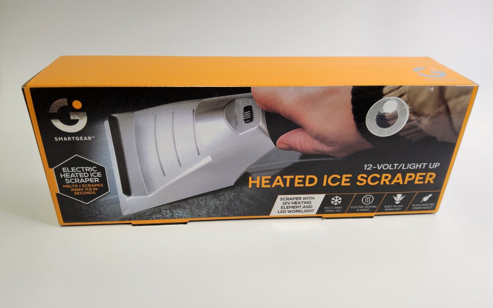 SmartGear New Heated Ice Scraper 12-Volt/Light Up