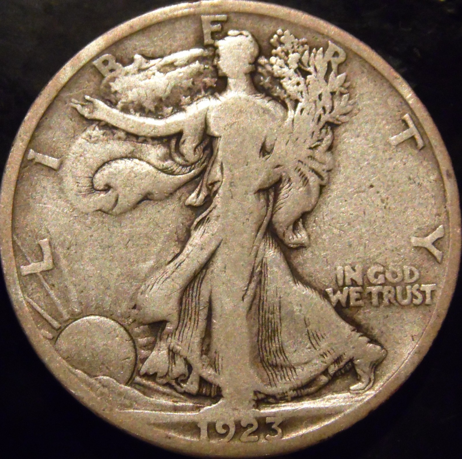 1923-S Walking Liberty Half Dollar Choice Original Fine
