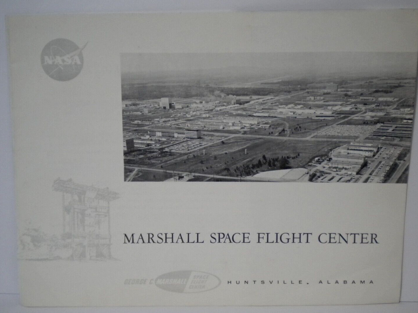 VTG 1963 Marshall Space Center Huntsville AL Saturn V NASA Space 60s Brochure