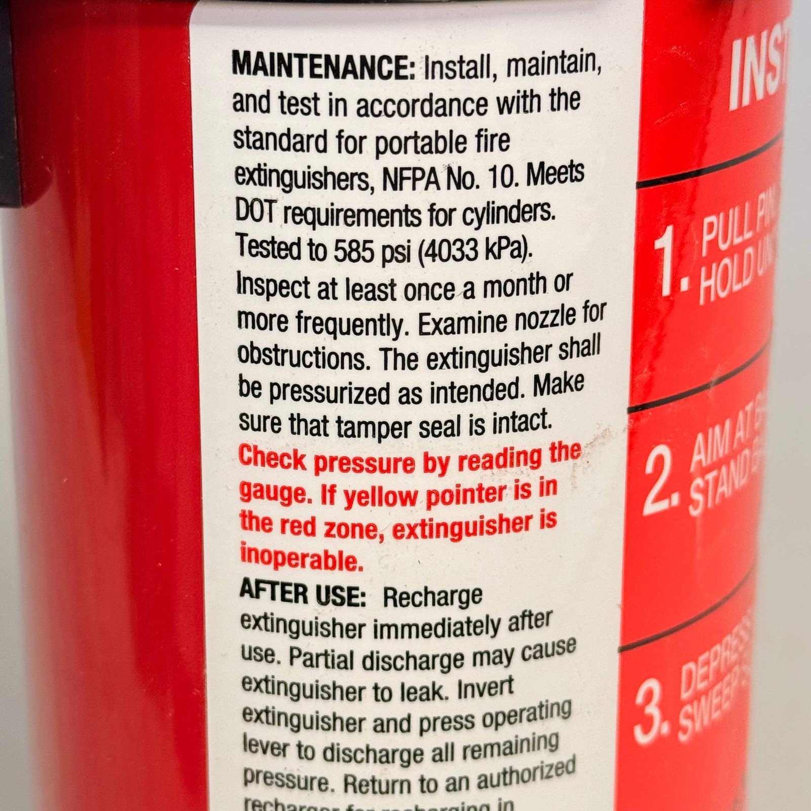 FIRST ALERT(2 PACK) Home1 Multipurpose ABC Rechargeable Fire Extinguisher 2.5 Lb