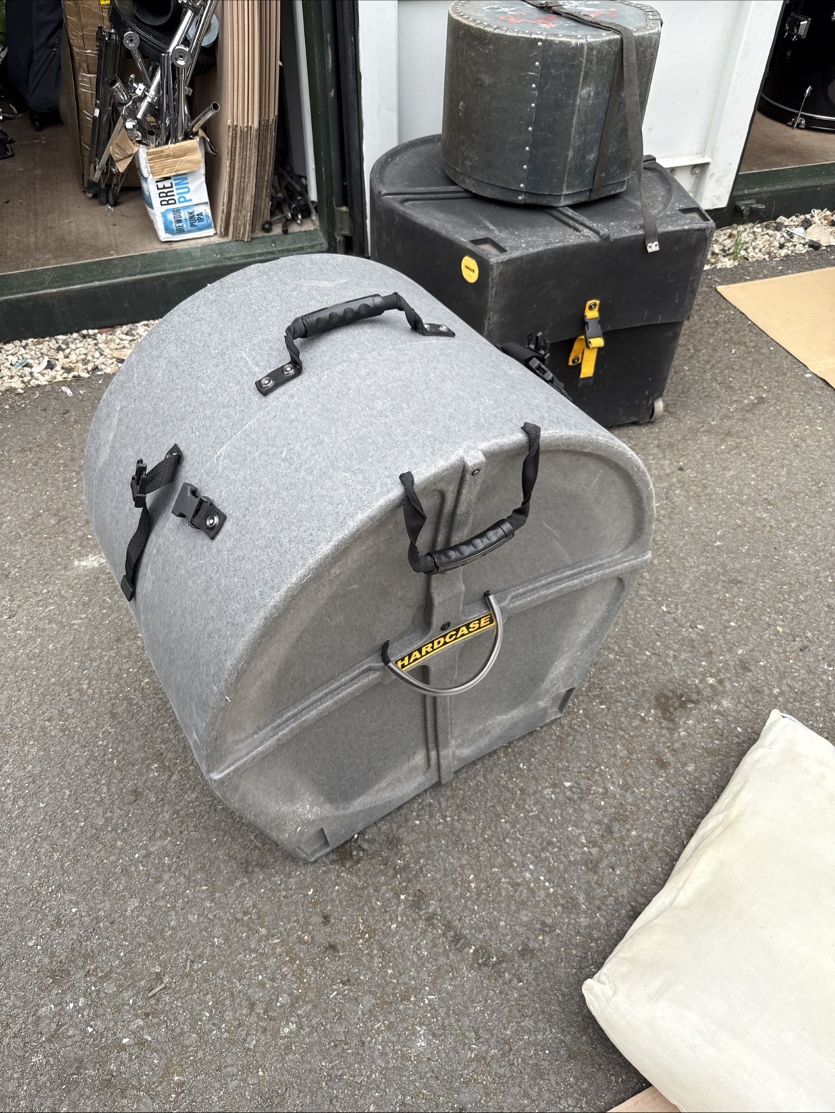 22” Hardcase Bass Drum Case. Wheels. Free P&P