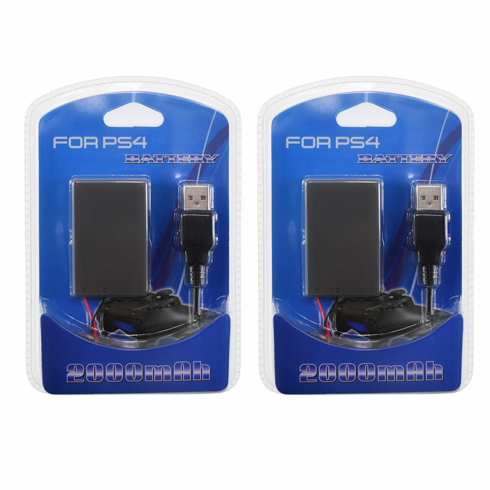 2X Replacement Battery For Sony Playstation 4 PS4 Wireless Controller - LIP1522