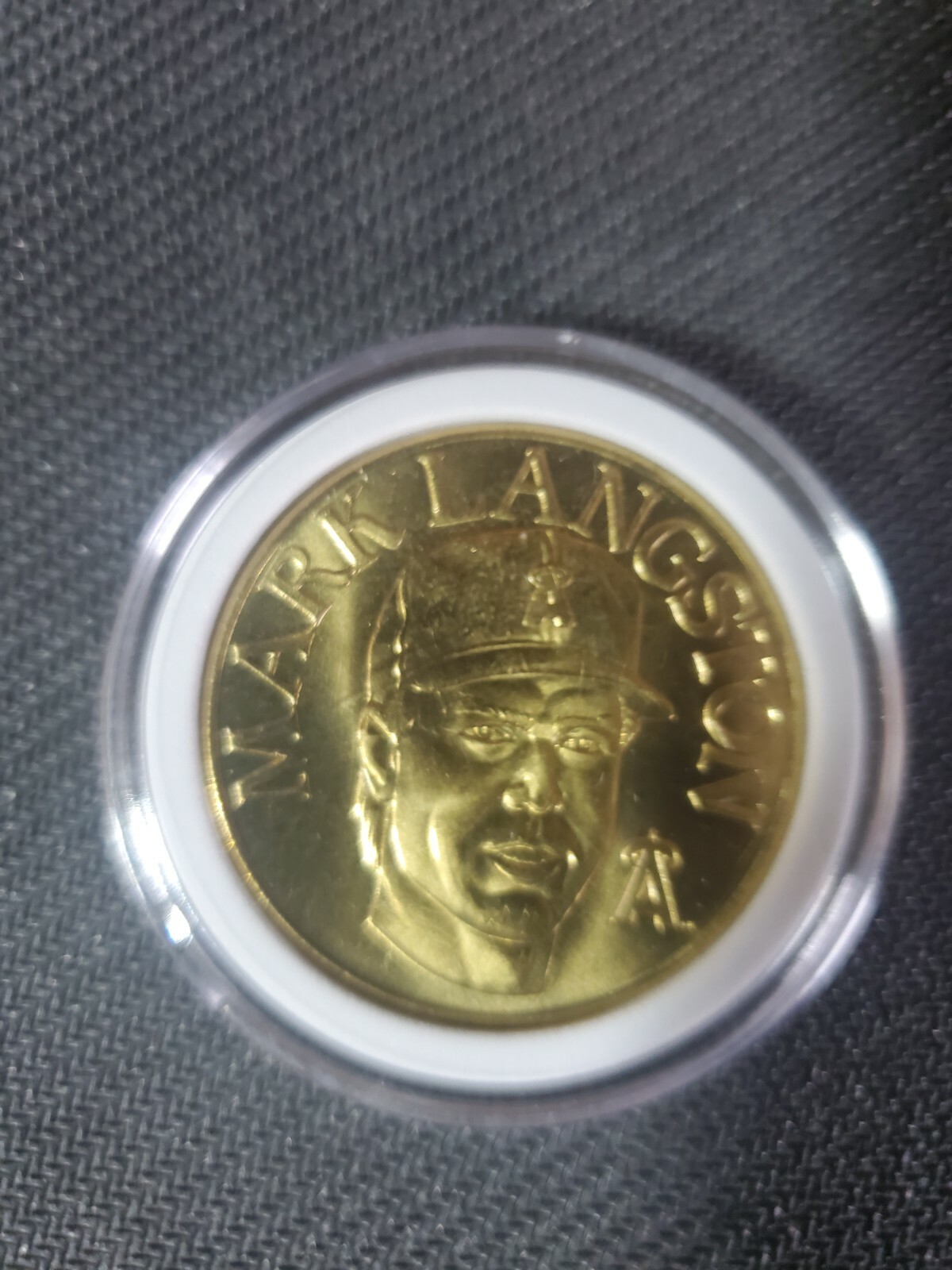 Mark Langston 1990 Sport Stars Collector Brass Coin M/NM California Angels