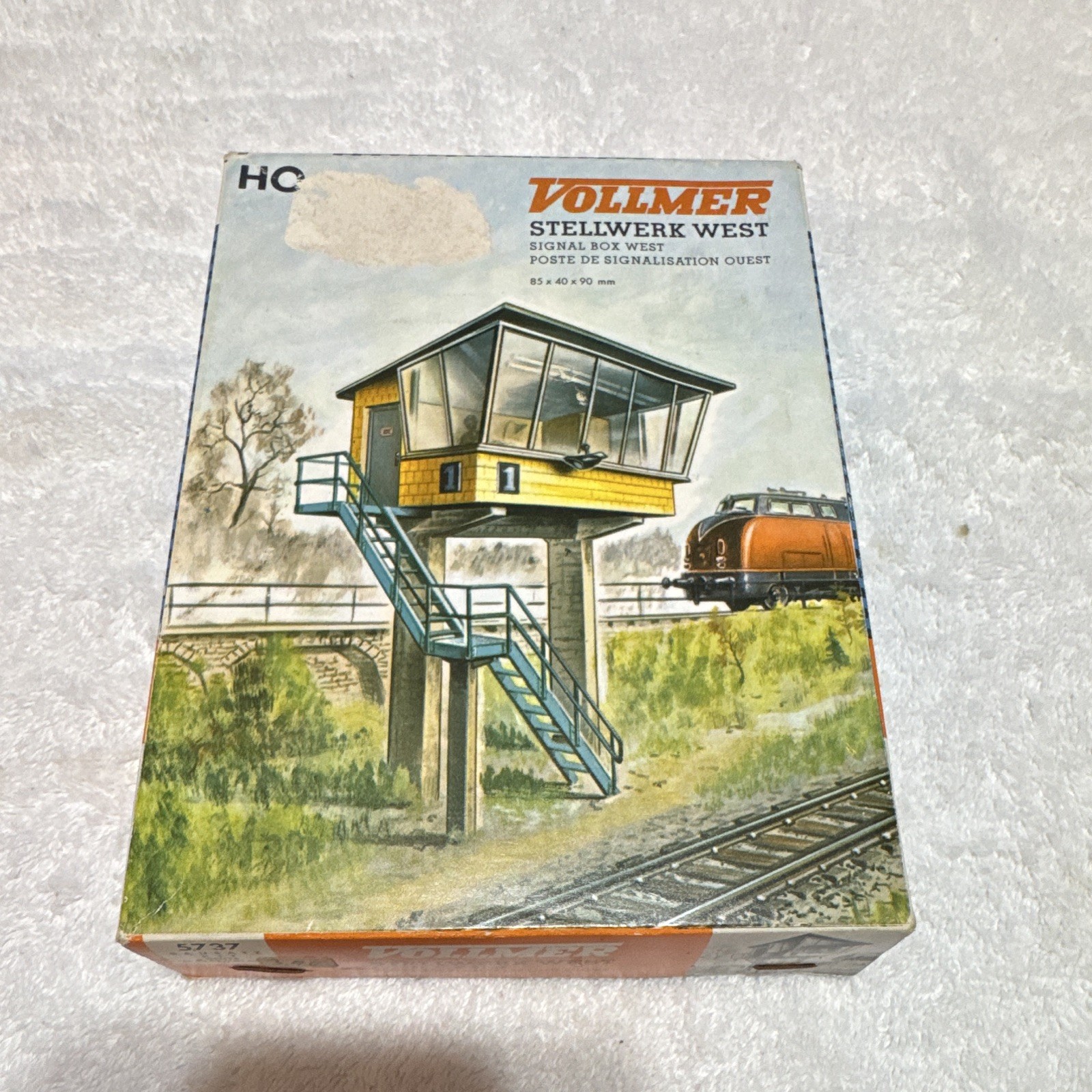 Vollmer HO 5737 Signal Box Model Kit NIB "Stellwerk” Poste De Signalistation NEW
