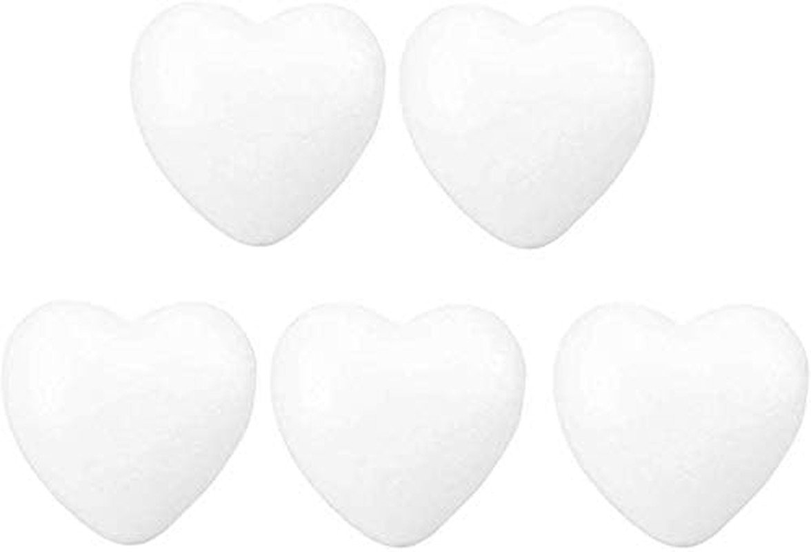 10Pcs Foam Hearts Balls Craft Foam Balls for DIY Craft Modeling Wedding Decorati