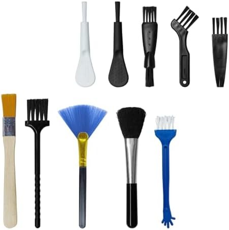 10PCS Car Detailing Brush Kit, Nylon Anti-Static Car Interior Cleaning Tools, Po