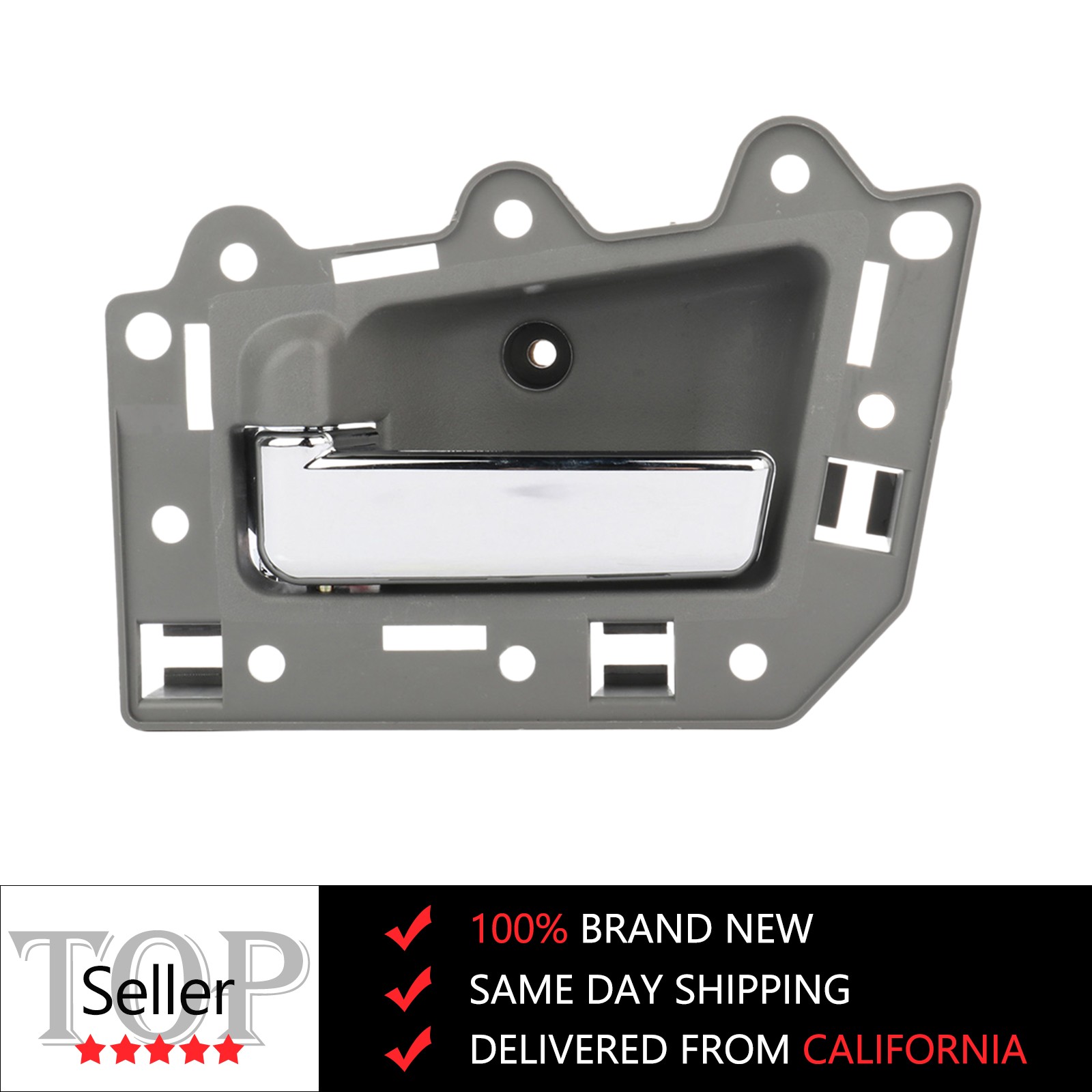 Interior Inside Door Handle Front Driver For Jeep Grand Cherokee 2005-2010 Gray