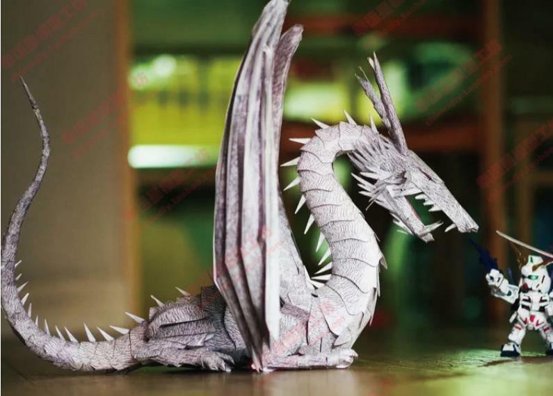 Dragon Paper Model DIY Models & Kits 30CM