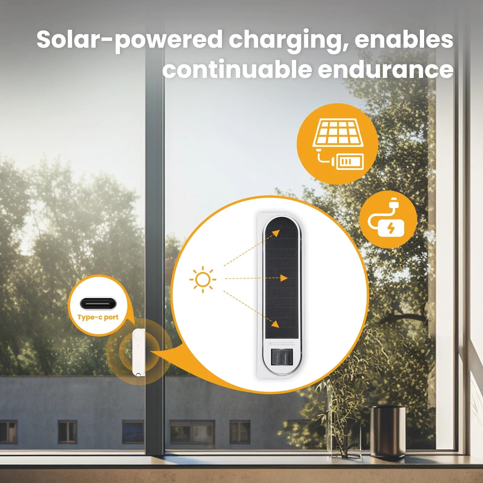 Smart Electric Window Opener Solar Wireless Automatic Timer Tuya Zigbee APP AU
