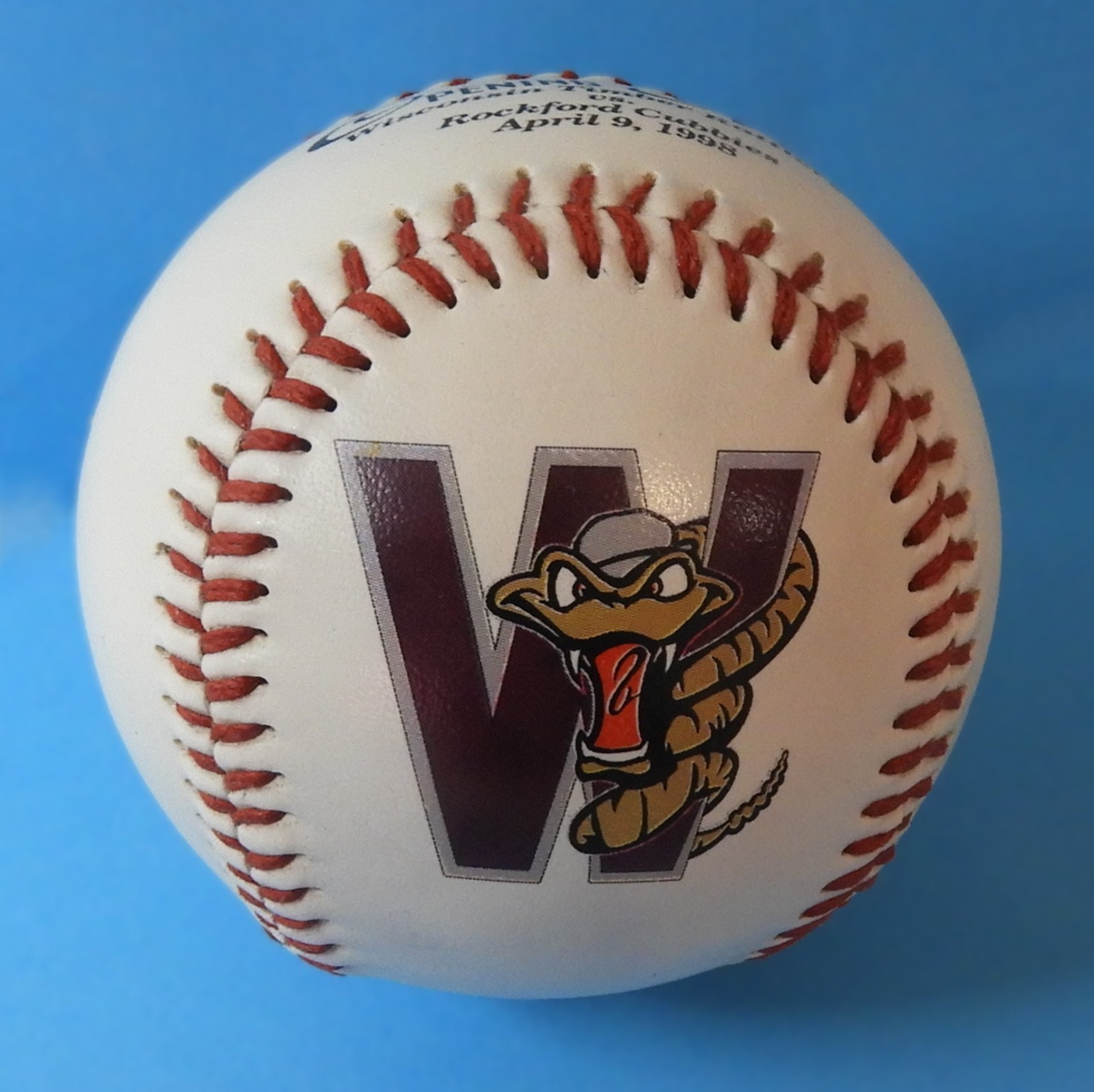 1998 Wisconsin Timber Rattlers Baseball Fotoball, MILB, vintage